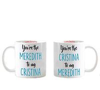 csm informatica Tazza Mug personalizzata compatibile con Grey's Anatomy You are My Person You are the meredith to my Cristina