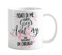 csm informatica Tazza Mug personalizzata divertente ironica You are My Person Fidati di me ..guardo Grey's … sono un chirurgo