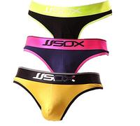 CSMARTE Biancheria intima da uomo, slip perizoma sexy che mostra un sedere perfetto, 3 Mix 1, L