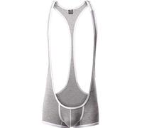 CSMARTE Intimo da Uomo Singlet Bodysuit Funzionale Sport Body Shaper Dimagrante Elastico Sculpting Underwear Canottiera