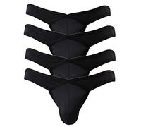 CSMARTE Uomo Scivolare sexy da in rete morbida traspirante gonfiore sacchetto biancheria intima S 4 Nero
