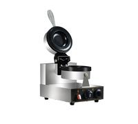 CSMDD 1200 W Macchina per Waffle Rotativa Commerciale Hamburger Gelatiera, Macchina per Cuocere Hamburger Elettrica, Controllo Indipendente Della Temperatura per Negozi di tè al Latte, Snack Bar