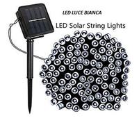 CSN SL3806R 60 LUCI DI NATALE A LED ALIMENTATI AD ENERGIA SOLARE COLORE BIANCO