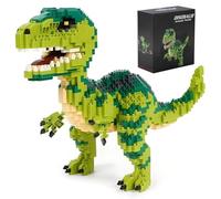 CSNRHG Dinosauro Tyrannosaurus Rex mattoncini da costruzione Velociraptor modello arredamento micro mini blocchi giocattolo compleanno per età 6+ bambini adulti adolescenti 1457 pezzi
