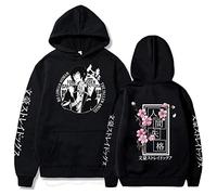 CSOCKS Bungo Stray Dogs Felpe con Cappuccio Anime Cartoni Animati Figure Dazai Osamu Graphic Pullover a Maniche Lunghe Felpa per Uomo Donna Gioventù