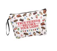 Csoisoy Borsa Cosmetica Dell'Amicizia per le Donne, Borsa per il Trucco alla Moda e alla Moda le Donne Migliore Amica Sorella Regalo di Amicizia Organizer Il Trucco