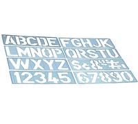CSP 1700 - Stencil con lettere e numeri da 50 mm