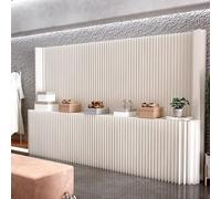 CSPJPIZIYB Divisorio per Ambienti Portatile in Carta, con Espositore, Paravento Decorativo, Forme e Lunghezza Regolabili, per Negozio di Abbigliamento, Ufficio e Casa(200x500cm)