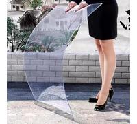 CSPJPIZIYB Lastra Policarbonato, Lastra di Plastica Trasparente da 4mm di Spessore, Facile da Tagliare, Supporto per la Personalizzazione(50x50cm)