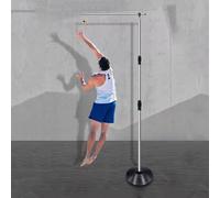 CSPJPIZIYB Tester di Salto Verticale, Allenatore di Rimbalzo con Campana, Allenatore di Salto in Alto Regolabile da 130 a 330cm, per Vari Sport di Salto in Alto