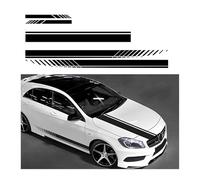 CSPYBGXOF Adesivo a Strisce Cofano, per BMW M4 F82 F83 G82 G83 Coupe Cabrio 3.0 / Competition 3.0 / CSL 3.0 Impermeabile Modifica Auto Stickers Adesivo Auto Esterno Auto Decorazione Adesivo
