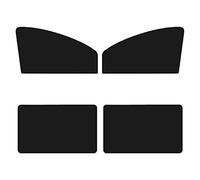 CSPYBGXOF Tendine Parasole Auto, per Tesla Model 3 Model S Model X Model Y Anteriore Posteriore Finestrini Laterali Parasole Anti-UV Parasole per finestrini Laterali Auto,A