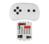 CSR-12T-1A Ricevitore Telecomando Per Bambini Auto Elettrica Scheda Di Controllo RC Ricambio Con Funzione di Avvio Morbido Compatibile Con Specific Riding Toys ABS Metallo Robusto Pratico (CSR-12T-1A