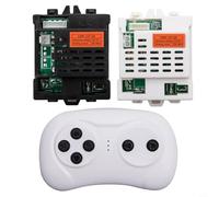 CSR-12T-2A 12V ricevitore scatola di controllo per bambini auto elettrica per telecomando, ricambio per veicolo giocattolo, nero, 1 pezzo (CSR-12T-2A single full set)