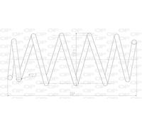 CSR9017.00 OPEN PARTS Molla autotelaio per FORD