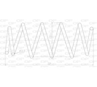 CSR9017.02 OPEN PARTS Molla autotelaio per FORD
