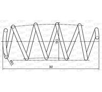 CSR9049.00 OPEN PARTS Molla autotelaio per OPEL,VAUXHALL
