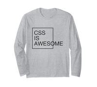 CSS è Un Fantastico Programmatore sviluppatore di Software Nerd Geek Maglia a Manica