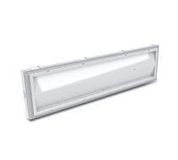Beghelli BEG8585 Plafoniera Emergenza LED 18 W, Multicolore, vetro;policarbonato, acciaio