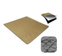 CSSHNL Coperta da picnic Coperta da picnic, tappetino campeggio, ultraleggero, impermeabile, spiaggia, for esterni, tappetini antiumidità, attrezzatura estiva(Brown)