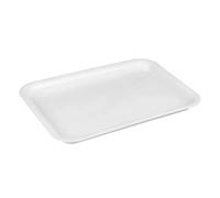 CSSHNL Sottovaso da Fiori 1 Pezzo di plastica Resistente Rettangolare Vaso for Fiori for Interni ed Esterni sottovaso for Piante sottovaso sottovaso sottovaso(White-30cmX21cm)
