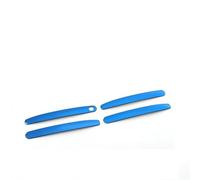 CSSPDM 4/8 Pezzi Auto Galvanotecnica Maniglia Esterna Della Porta Striscia Di Copertura W/Smart Buco Serratura Per Toyota RAV4 2019-2023 RAV 4 XA50(Blue 1)