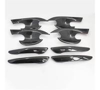 CSSPDM Accessori esterni Auto Porta Esterna Maniglia Copertura Adesivo Serratura Decorativa Per Mazda 3 BP Berlina/Hatchback 2019-2025(Style 4)