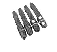 CSSPDM Accessori esterni Auto Porta Esterna Maniglia Copertura Adesivo Serratura Decorativa Per Prius 20 2003 2004 2005 2006 2008 2009(Style 1)