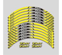CSSPDM Facile installare Moto Ruota Pneumatico Rim Adesivi Ruota da 15 Pollici per Y&amaha T MAX500 T-MAX530 XP500 XP530 2009-2022(Style 22)