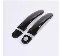 CSSPDM Gloss Black Chrome Car Door Handle Covers Accessori Styling Adesivi Per Golf 5 MK5 V Per Rabbit 1K 2004-2009(Black D)
