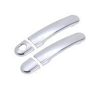 CSSPDM Gloss Black Chrome Car Door Handle Covers Accessori Styling Adesivi Per Golf 5 MK5 V Per Rabbit 1K 2004-2009(Silver D)