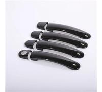 CSSPDM Gloss Black Chrome Car Door Handle Covers Accessori Styling Adesivi Per Golf 5 MK5 V Per Rabbit 1K 2004-2009(Black A)