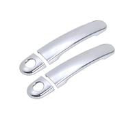 CSSPDM Gloss Black Chrome Car Door Handle Covers Accessori Styling Adesivi Per Golf 5 MK5 V Per Rabbit 1K 2004-2009(Silver C)