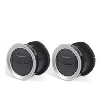 CSSPDM Pannello di Ventilazione per Auto Aria condizionata Presa d'Aria Griglia Diffusore Uscita per Ford per Fiesta 2006 2007 2008-2016 per Connect 2009-2013(2pcs Black)