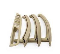 CSSPDM Set 7 Pezzi LHD RHD Pannello Interruttore Porta Finestra Interno Maniglia Trazione Copertura Pelle Per X5 X6 E70 E71 2007-2014 Bracciolo plastica(LHD Set Beige2)
