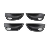 CSSPDM Sinistra Destra Maniglia Interna Della Porta Dell'auto Copertura Ciotola Accessori Di Ricambio Per La Serie 5 F10 F11 F18 2010-2017 Kit maniglia(Blcak 4pcs Set)