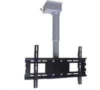 CSSQCSSUANB Supporto TV a soffitto, Supporto TV Elettrico a so Electric Adjustable Ceiling TV Mount Bracket, Electric TV Lift with Remote Control TV Wall Bracket Mount(70cm)(50cm)