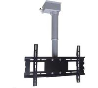 CSSQCSSUANB Supporto TV a soffitto, Supporto TV Elettrico a so Electric Adjustable Ceiling TV Mount Bracket, Electric TV Lift with Remote Control(150cm)(40cm)