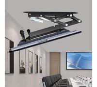 CSSQCSSUANB Supporto TV a soffitto, Supporto TV Elettrico a so Electric Hidden Drop Down TV Lift, Telescopic Electric TV Lift with Auto Lifting, Inclined Mounted TV Mounting Bracket