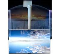 CSSQCSSUANB Supporto TV a soffitto, Supporto TV Elettrico a so Electric Motorized Wall Mount Bracket, Adjustable Height Electric TV Lift with Remote Control(100cm)(30cm)