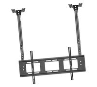 CSSQCSSUANB Supporto TV a soffitto, Supporto TV Elettrico a so Height Adjustable Two Post Hanging TV Mount for 50-100 inch LED Flat Screen