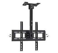 CSSQCSSUANB Supporto TV a soffitto, Supporto TV Elettrico a so Telescopic Height Adjustment TV Stand for 26-65 inch TVs, Load Up To 40 kg
