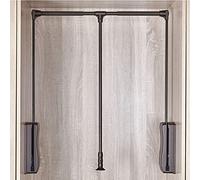 CSstone Barra Appendiabito saliscendi per Armadio Il tampone Idraulico Si Solleva Liberamente Asta Appendiabiti Armadio Estraibile salvaspazio,660to890mm
