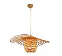 CSSYKV Lampadario In Bambù Intrecciato Con Arte Creativa Ristorante Classic Hotel Cafe Lampada Da Soffitto Decorativa Regolabile Lampadario In Vimini Grande Rattan E27 Illuminazione Decorativa Con Par