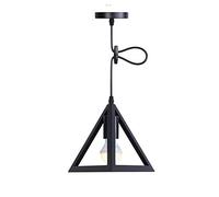 CSSYKV Lampadario Industriale Vento Lampadario Triangolo Quadrato Lampadario Ristorante I AM Bar Lampada da Tavolo Lampada Soffitto a soffitto Appeso Lampada a Sospensione LED E27 Light Fixture