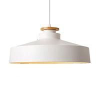 CSSYKV Lampadario Piatto Moderno Minimalista Lampada A Sospensione Rotonda in Bianco E Nero Metallizzato Base E27 Lampada A Sospensione Industriale dal Design Creativo Decorazione della Casa Lampada