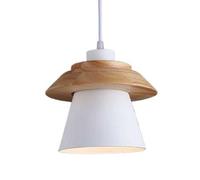 CSSYKV Piccola Lampada A Sospensione In Legno Macaron Lampada Da Soffitto A Sospensione Industriale Lampadari Decorativi A Lanterna Nordica Semplice E26 Per Isola Cucina, Sala Da Pranzo,