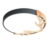 CSSYKV Plafoniera A LED Creativa in Legno Arte Corna di Cervo Design Rotondo Plafoniera da Incasso Lampada da Soffitto Tricolore Camera da Letto E Soggiorno Plafoniere Colorate