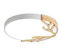 CSSYKV Plafoniera A LED Creativa in Legno Arte Corna di Cervo Design Rotondo Plafoniera da Incasso Lampada da Soffitto Tricolore Camera da Letto E Soggiorno Plafoniere Colorate