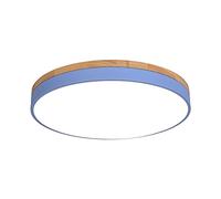 CSSYKV Plafoniera LED LED Apparecchio Incasso Pannello Luminoso in Legno Semplice E Moderno Lampade Nordiche Lampada Camera Letto Calda Lampada Soggiorno plafoniera Rotonda Giapponese LED Dimmerabile